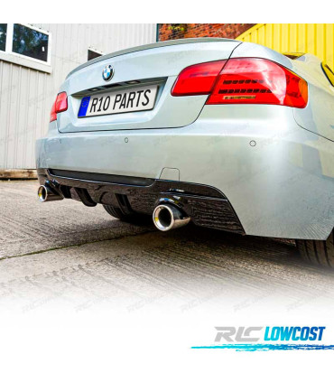 DIFUSOR BMW E92 E93 COUPE CABRIO 06-14 LOOK M PERFORMANCE PRETO BRILHANTE