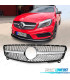 GRELHA FRONTAL MERCEDES CLASE A W176 16-18 CROMADO LOOK DIAMOND