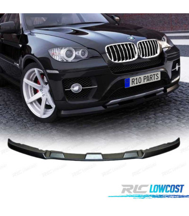 SPOILER LIP BMW X6 E71 08-14 PRETO
