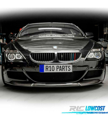 SPOILER LIP FRONTAL BMW E63 03-10 LOOK M6 CARBONO