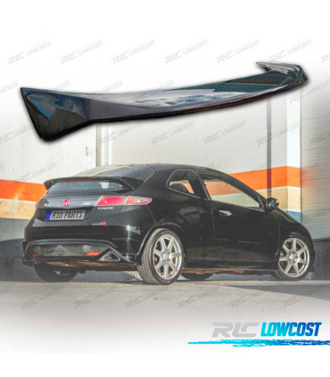 AILERON SPOILER HONDA CIVIC LOOK R 5P 06- CARBONO