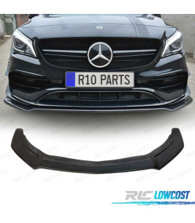 SPOILER LIP FRONTAL MERCEDES CLA W117 45 AMG 16-18 PRETO