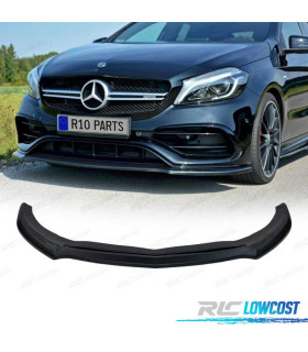 SPOILER LIP FRONTAL MERCEDES W176 AMG 16-18 PRETO