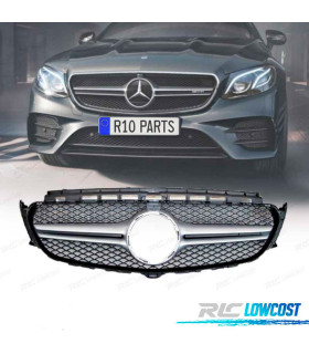 GRELHA FRONTAL MERCEDES W213 S213 C238 PRETO CROMADO