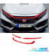 FRISOS HONDA CIVIC 16-20 LOOK TYPE R VERMELHO