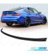 AILERON LIP SPOILER TRASEIRO BMW G20 19-22 LOOK M PERFORMANCE PRETO MATE