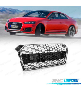 GRELHA AUDI A5 19- CROMADO PRETO BRILHANTE LOOK RS5