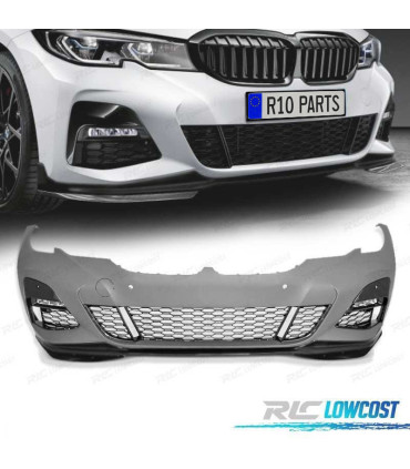 PÁRA-CHOQUES DIANTEIRO BMW G20 G21 19-22 LOOK M PERFORMANCE LIP PRETO MATE PDC