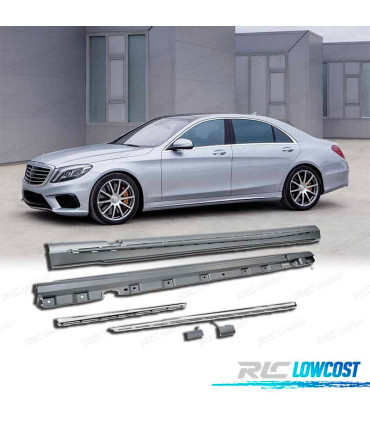 EMBALADEIRAS MERCEDES CLASE S W222 13-18 AMG S63 CROMADAS