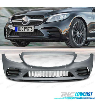 PARA-CHOQUES FRONTAL MERCEDES CLASE C W205 18-21 LOOK AMG
