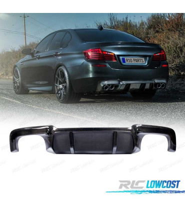 DIFUSOR BMW F10 F11 LOOK M PERFORMANCE CARBONO