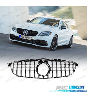 GRELHA FRONTAL MERCEDES W205 LOOK GT-R PRETO