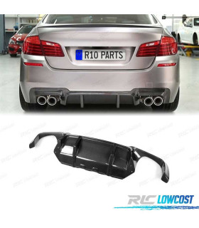 DIFUSOR TRASEIRO BMW F10 F11 LOOK M5 PRETO BRILHANTE
