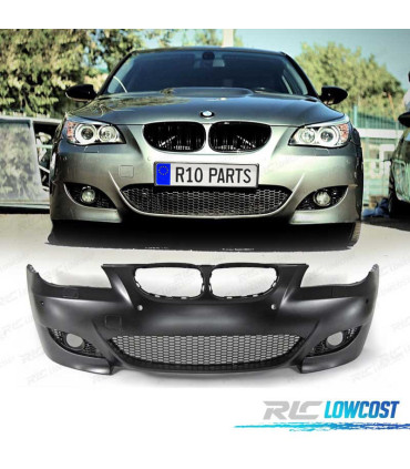 KIT PARA-CHOQUES BMW E60 03-07 COM NEVOEIROS + PDC LOOK M5
