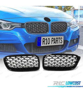 GRELHAS FRONTAIS BMW F30 F31 F35 11-18 PRETO