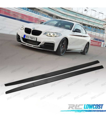 EXTENSÕES DE EMBALADEIRAS LATERAIS BMW F22 F23 14- LOOK M PERFORMANCE