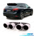 PONTEIRAS DE ESCAPE PORSCHE CAYENNE V8 GTS TURBO S 10-14 MATT SILVER