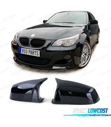CARCAÇAS DE ESPELHO PARA BMW E60 E61 07-09 LOOK M PRETO BRILHANTE