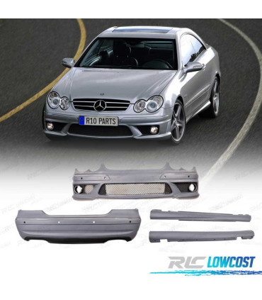 KIT DE CARROÇARIA MERCEDES CLK 200-500 W209 C209 02-09 LOOK AMG