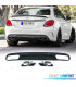 DIFUSOR TRASEIRO MERCEDES CLASE C W205 15- LOOK AMG C63 + PONTEIRAS ESCAPE