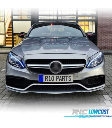 GRELHA FRONTAL MERCEDES W205 14-18 LOOK AMG C63
