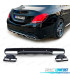 DIFUSOR TRASEIRO MERCEDES CLASE C W205 LOOK C63 AMG 14-17 + PONTEIRAS ESCAPE