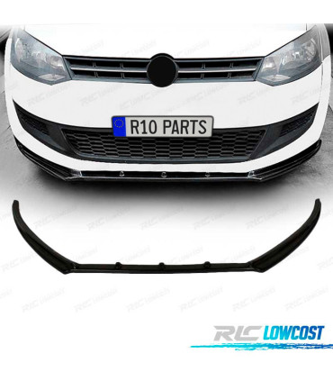 SPOILER LIP FRONTAL VOLKSWAGEN VW POLO 3 5 11-14 LOOK R