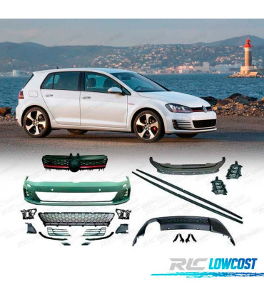 KIT CARROÇARIA VOLKSWAGEN VW GOLF VII 12-17 PDC SRA LOOK GTI