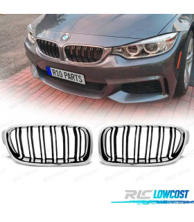 GRELHAS BMW F30 F31 LOOK M3 PRETO CROMADO