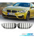 GRELHAS BMW F32 F33 F36 13-18 M4 LOOK PRETO CROMADO