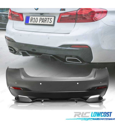 PARA-CHOQUES TRASEIRO BMW G30 17-19 LOOK M PERFORMANCE PDC