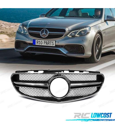 GRELHA MERCEDES CLASE E W212 13-16 LOOK AMG BLACK CROMADO