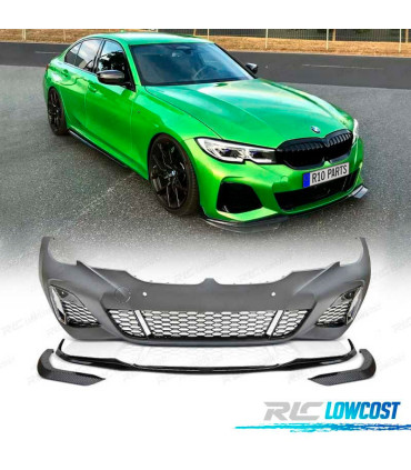 PARA-CHOQUES FRONTAL BMW G20 G21 19- LOOK M PERFORMANCE PDC CARBONO