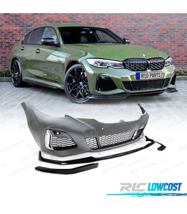 PARA-CHOQUES FRONTAL BMW G20 G21 19- LOOK M 340 PERFORMANCE PDC PRETO BRILHANTE