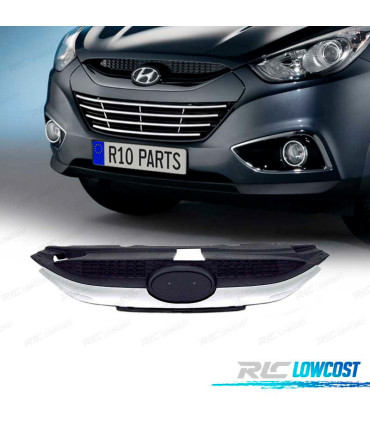 GRELHA FRONTAL HYUNDAI IX35 09-13 DESPORTIVA PRETO CROMADO