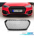 GRELHA FRONTAL AUDI A4 B9 15-19 LOOK RS PRETO BRILHANTE