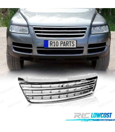 GRELHA FRONTAL VOLKSWAGEN VW TOUAREG 02-06 DESPORTIVA CROMADA