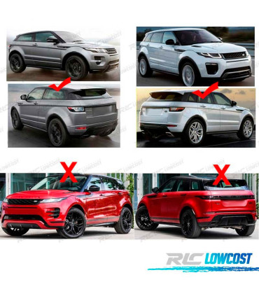 BARRAS ESTRIBOS LATERAIS RANGE ROVER EVOQUE 11- PURE PRESTIGE