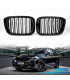 GRELHA DUPLA BMW X3 G01 G08 X4 G02 LOOK M PERFORMANCE PRETO BRILHANTE