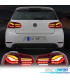 FAROLINS FULL LED VOLKSWAGEN VW GOLF 6 LIGHT BAR OLED DINAMICOS VERMELHO ESCURO