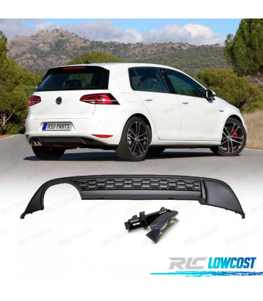 DIFUSOR VOLKSWAGEN GOLF 7 12-17 LOOK GTI DUPLA SAIDA