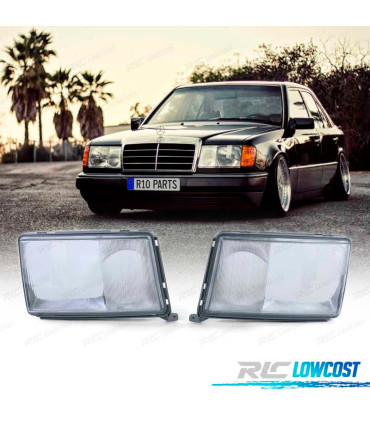 VIDROS FARÓIS FRONTAL PARA MERCEDES W124 89-93