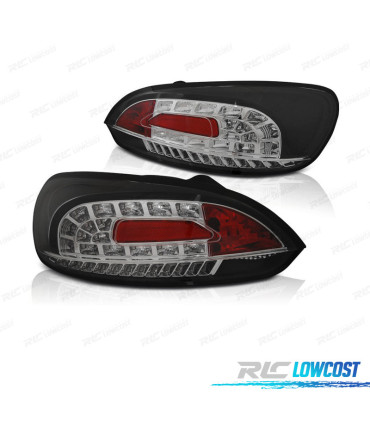 FAROLINS VOLKSWAGEN VW SCIROCCO 08-14 LED FUNDO NEGRO