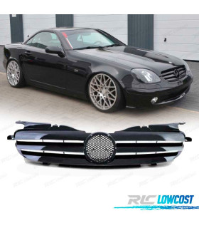 GRELHA MERCEDES CLASSE SLK R170 COUPE 96-04 LOOK SPORT PRETA