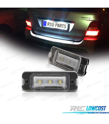 LUZES MATRÍCULA MERCEDES CLASSE M W164 05-11 W251 05-10 LED