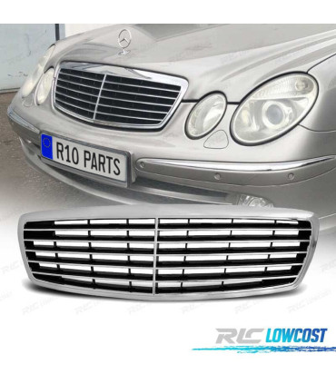 GRELHA FRONTAL MERCEDES E W211 02-06 CROMADA