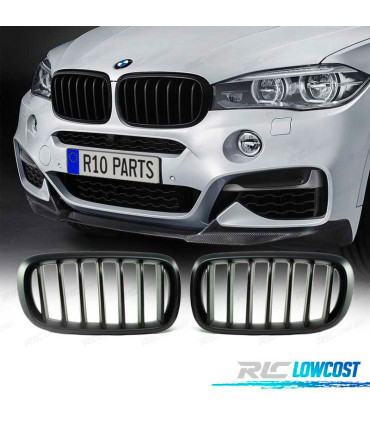 GRELAS FRONTAL BMW X6 F16 14- PRETO FOSCO LOOK M PERFORMANCE