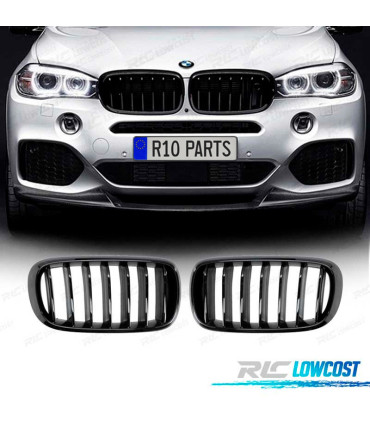 GRELHA FRONTAL BMW X6 F16 14- PRETO BRILHANTE