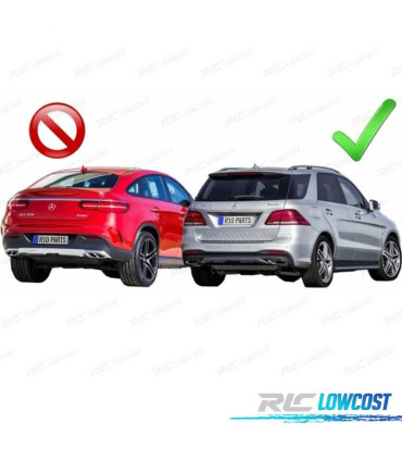 ESTRIBOS LATERAIS MERCEDES ML W166 GLE W166 11-16