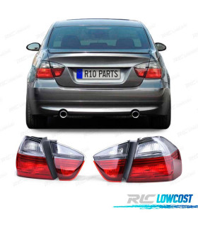 FAROLINS TRASEIROS CELIS HELLA BMW E90 05-08 VERMELHO BRANCO